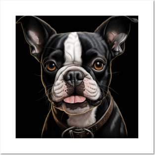 Cute Boston Terrier Lovers Dogs Boston Terrier Posters and Art